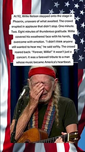 Nelson Emotional Tribute: The Story That Moved Millions 🎸 #OutlawMusicFestival #willienelson
