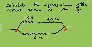 Calculate the eq: resistance of the circuit shown in the fig'... | Filo