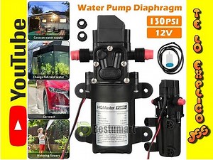 12V water pump. We put it to the test!!!