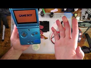 Game Boy Advance SP Laminated Drop In 720x480 IPS Backlight with OSD