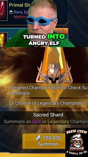 Angry Elf Pulls for Legendary: Gacha Game Madness! #shorts