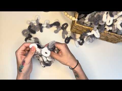 How to Make a Braided Blanket (No Needles) | Easy Twisted Loop Stitch Tutorial