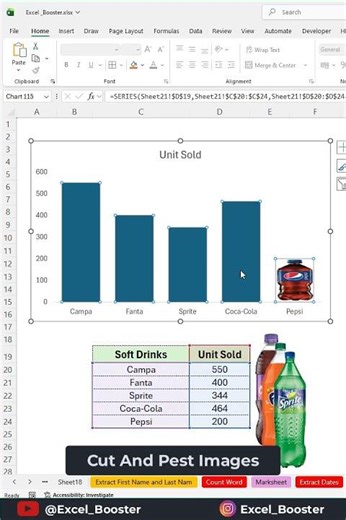 Create stunning Image Charts (Picture Charts) in Excel. #shorts #excel