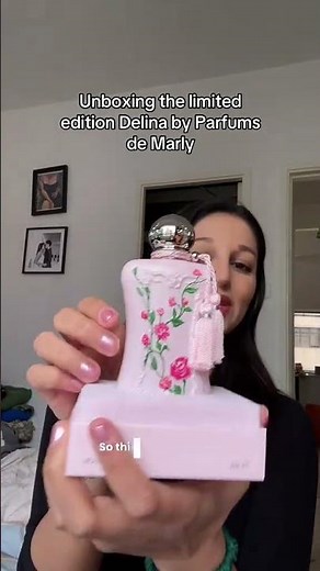 Unboxing the limited edition painted Delina #perfume #parfumsdemarly