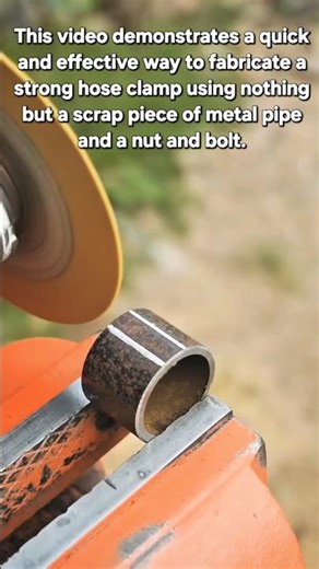 How to Make a DIY Heavy-Duty Hose Clamp | Simple Welding Hack
