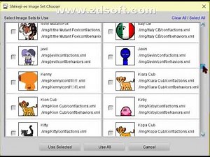 List of Shimeji Characters