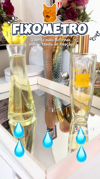 O Fixômetro tem 5 Gotinhas, cada gotinha é mais ou menos a quantidade de horas de duração na minha pele. ✅ Perfume Kriska Flores ✅ Perfume LOV U TOGETHER ✅ Perfume Pur Blanca Serenity 💟 Buscando promos incríveis de perfumes? Acesse o link na Bio do perfil #natura #beleza #perfumes #dicas
