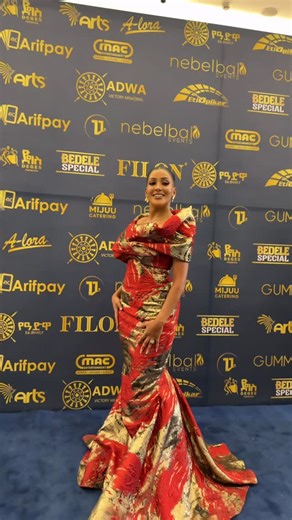 Semhar Amha on Instagram: "My sweet @netsanet_anberbir wearing her AMHA for gumma awards 2025 #Gummaawards2025 @amhawear @mirror.of_tg @obaniproductions"