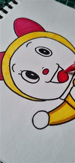 Cute Dorami drawing #art #viral #shorts #drawing #Kuromi #doraemon