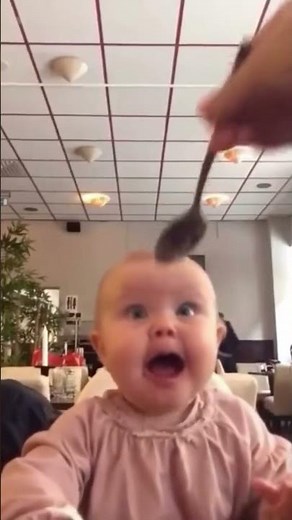 BABY’S SHOCKED FACE IS PRICELESS 😱😂👶💗 #shocking #cute #kids #drama