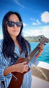 1.8K views · 311 reactions |  my original tune Aquamarine, in my place of inspiration 隆‍♀️隆‍♀️隆‍♀️ U3 show at @bluenotehawaii this Saturday, see you there or via livestream (tix avail soon) day9/#100daysuke2025 #ukulele #waikiki #diamondhead #aquamarine | Cynthia Lin | Facebook