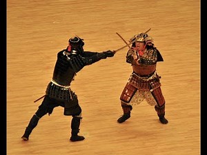 Samurai Sword Fighting in Armor Demo - Yagyu Shingan-Ryu Kacchu Heiho