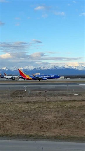 Southwest Airlines Inaugural Flight to Anchorage from Denver