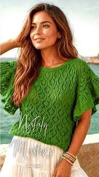 The TOP that everyone wants! 🔥💚 YOU'LL WANT TO KNIT