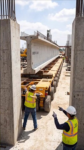 How Massive Bridge Girders Are Installed 😱 Incredible Engineering Process