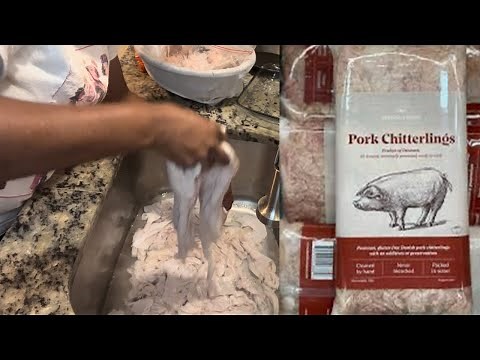 How To Clean Chitterlings | Danish Crown Product #cooking #newvideo #vlogger