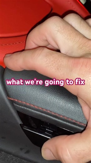 Easy fix for C8 center console button. Watch full video.