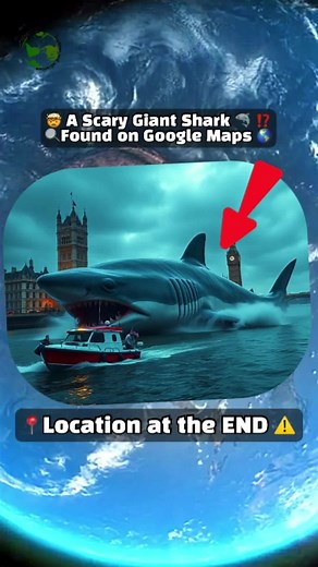 Discovering a Scary Shark on Google Maps