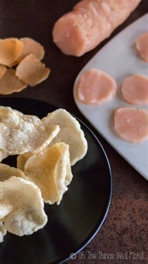 3 comments | Making prawn crackers from scratch because the store-bought ones just don’t have that real seafood kick. These are made with fresh red prawns my husband brings home, which gives them that gorgeous coral-pink color naturally! Crunchy, flavorful, and seriously addictive. #fromscratchcooking #prawncrackers #seafoodlovers | Oh, The Things We'll Make | Facebook