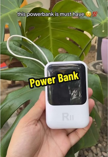 Powerbank #powerbank #powerbankmini #withcable #powerbankwithcable #fyp #foryou