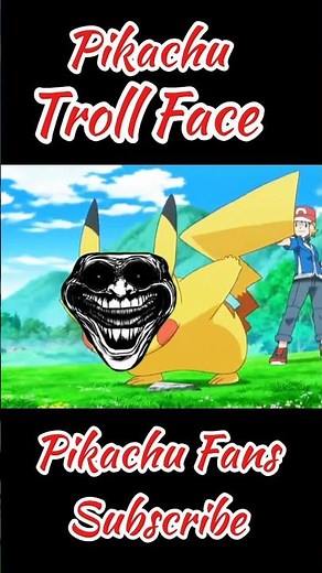Pikachu Troll Face 😎 | Edits | by @alert9944 | #pokemon #shorts #amv #status