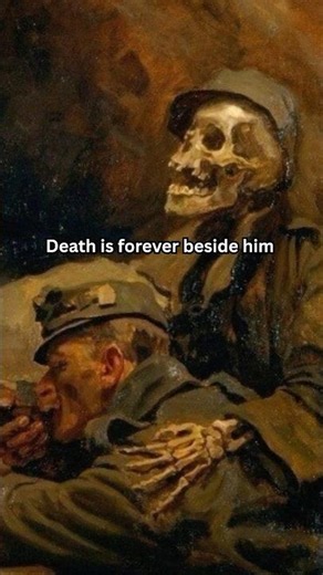 Soldier and his Death #history #arthistory #painting #artist