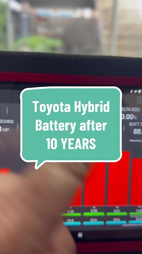 Toyota hybrid battery after 10 years #hybridbattery #toyota