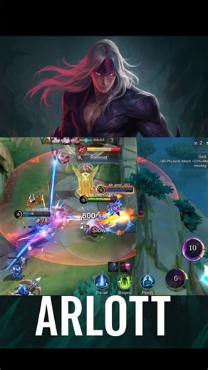 hard play 😎😂#moba5v5pippin #moba5v5english #mlbb #arlotty