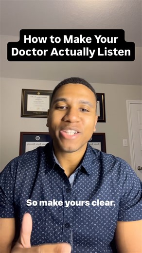 How to Make Your Doctor Actually Listen 🎯 #healthcaretips #learning #doctorvisit #fyp #tips #shorts