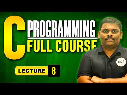 Pointers in C Programming Part-1 🔥 | PYQs | Complete C Course for GATE 2027 | L-8