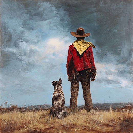 Original Western Cowboy Oil Painting American Frontier Art - Etsy
