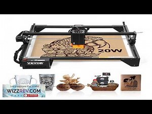 VEVOR Laser Engraver and Cutter Machine 20W 35x40cm