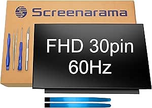 SCREENARAMA New Screen Replacement for Asus VivoBook K712E K712F 30pin 60Hz FHD 1920x1080 IPS LCD LED Display with Tools and Tape