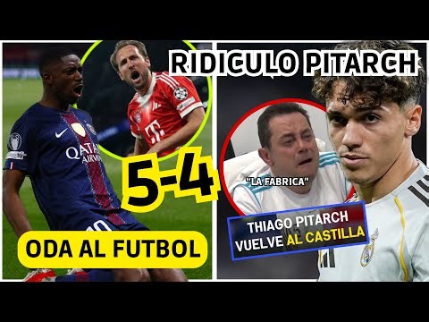 💥 HISTORICAL MATCH PSG vs BAYERN 5-4 - RIDICULOUS from MADRID with PITARCH - CUCURELLA AT BARÇA