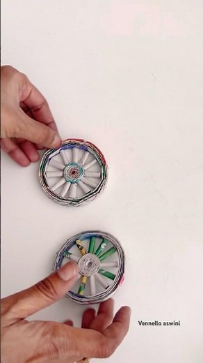 Episode 10/365 DIY Newspaper Cycle Craft | Easy Paper Craft for School Project & Home Decoration