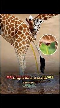Why Male Giraffes Drink Female Peel / Urine It’s Not What You Think 🤯