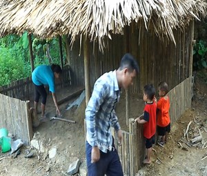 22K views · 593 reactions | With his help, Ngoan completed the beautiful kitchen. The two children looked so happy. | Comedy Couple Cuisine | Facebook