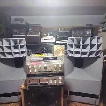 ALTEC LANSING A 7 TOP COMPONENTS DRIVER 288/WOOFER 515 HORN 1505 & ACCUPHASE PRE 200/ POWER 300