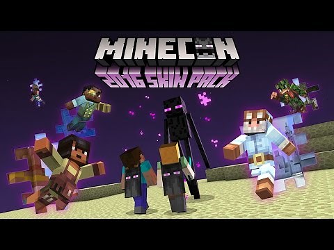 Minecon 2016 Skin Pack Review! Full Showcase!