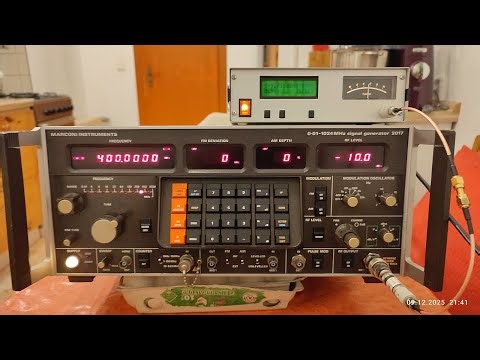 HF-Generator (Messsender) Marconi 2017 Test 3 (nach vielen Jahren)