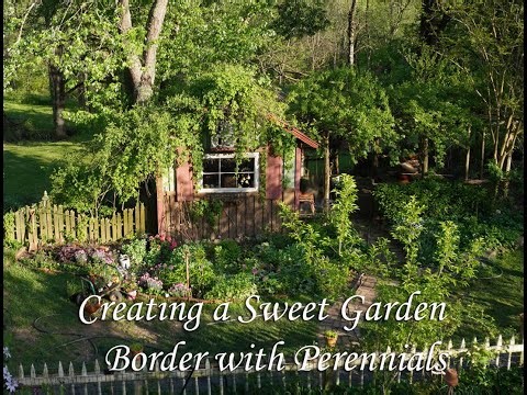 Layout ideas for a sweet Edwardian Garden Border.