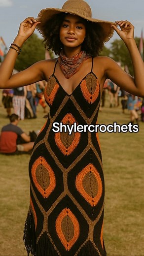 SHYLERCROCHETS on Instagram: "Introducing the boho inferno crochet dress by shylercrochets YouTube Tutorial and written pattern now available (link in bio) #shylercrochets #crochet #crochetdress #fyp #explore #bohochic #crochetdress #crochetdresspattern #youtube #croché"