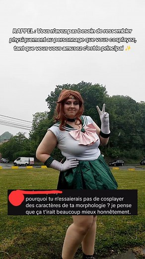 Je cosplay les personnages qui me plaisent, peu importe leur morphologie ! C'est pas un critère qui compte quand je choisis un cosplay 💕 Ne laissez JAMAIS ce genre de commentaires déplacés vous empêcher de faire ce que vous aimez !!! 🫶🫶🫶 #cosplayer #cosplayeuse #cosplay #sailorjupiter #sailormoon | Pyra