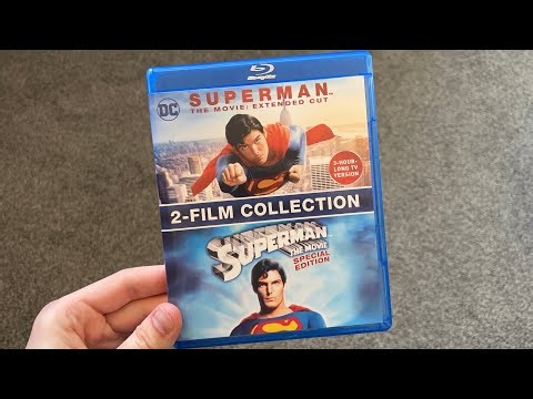 Superman The Movie Extended Cut: 2-Film Collection Blu-ray Unboxing DC