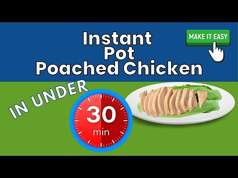 The Easiest Way to Make Poached Chicken - Instant Pot