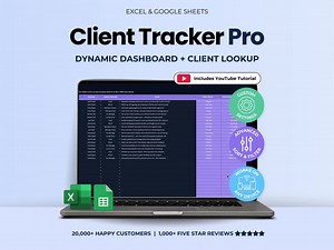 Feuille de calcul Client Tracker Modèle Excel CRM Google Sheets Modèle Client Manager Tableau de bord des ventes CRM pour petite entreprise Facture de suivi des leads - Etsy France