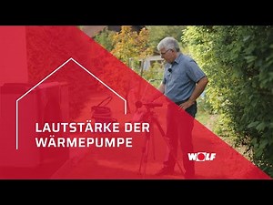 Die Lautstärke der Wärmepumpe