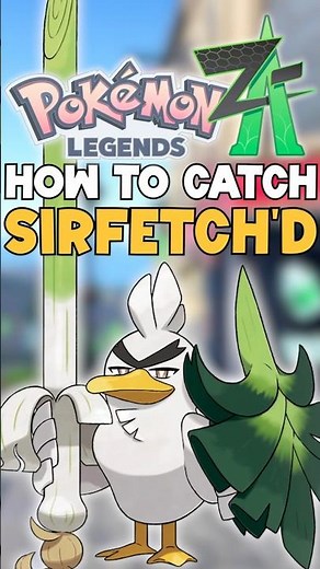 How to get Sirfetch'd in Pokémon Legends: Z-A! #legendsza #pokemon #megadimensiondlc #nintendo