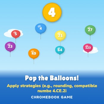 4th Grade Decimal Fractions Math Game | Self-Checking Math Game