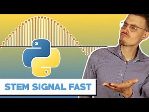 How To Stem Audio Signal Using Python and Matplotlib | Tutorial For Beginners